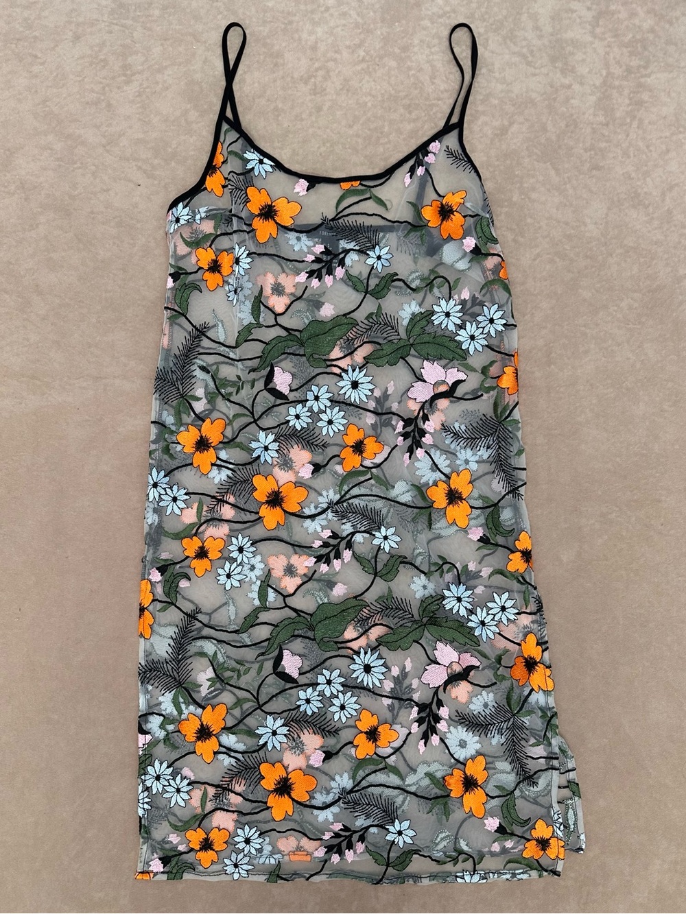 ✰ SHEER EMBROIDERED DRESS ✰